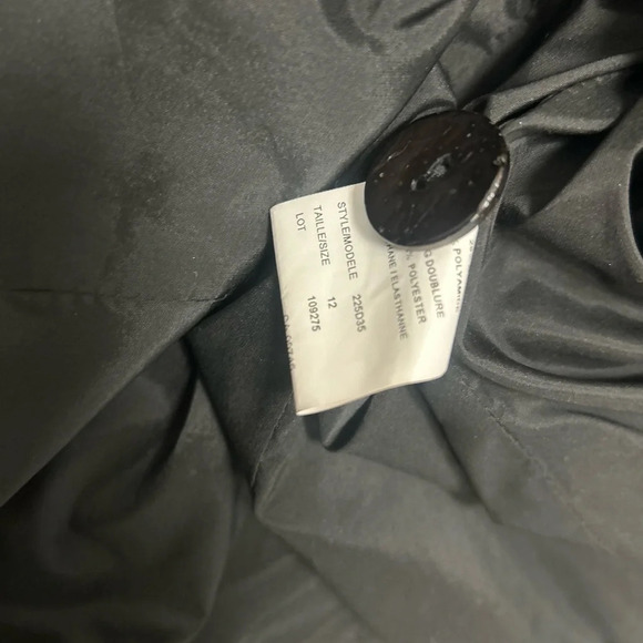 Zenobia size 12 EUC wool blend Black Professional Jacket- sharp corner detail - Picture 11 of 13